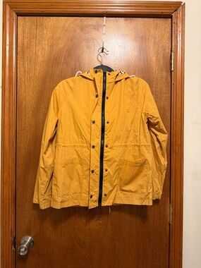 Lightweight Mustard Hooded Jacket